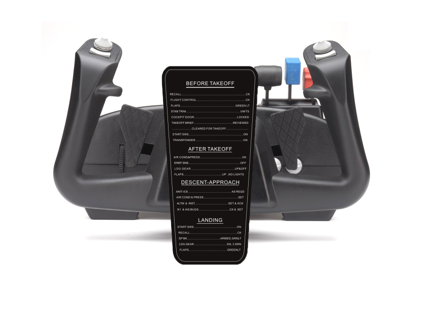 Cockpit phD Boeing 737/747/777 Yoke Checklist V2 Aerosoft Shop